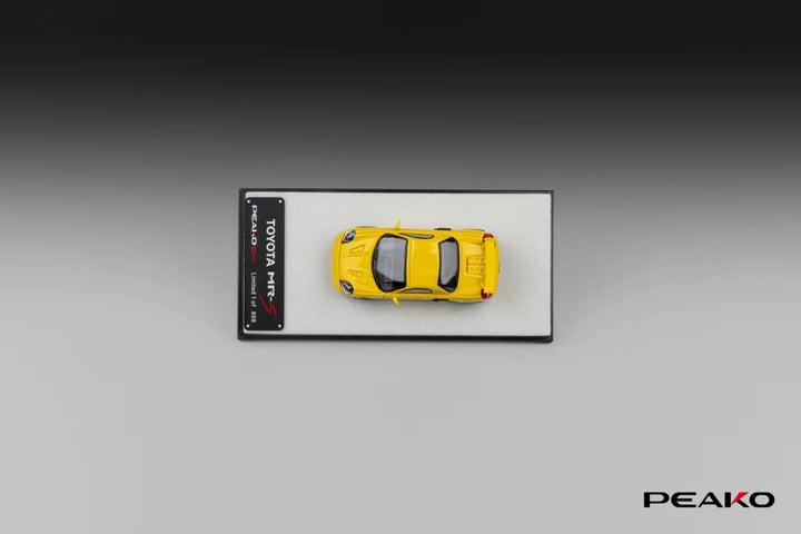 [Preorder] Peako 1:64 Toyota MR-S 1999 Yellow