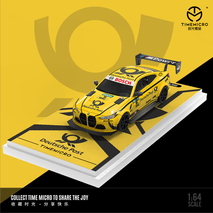 [Preorder] Time Micro 1:64 BMW M4 Deutsche Post Livery (2 Version)