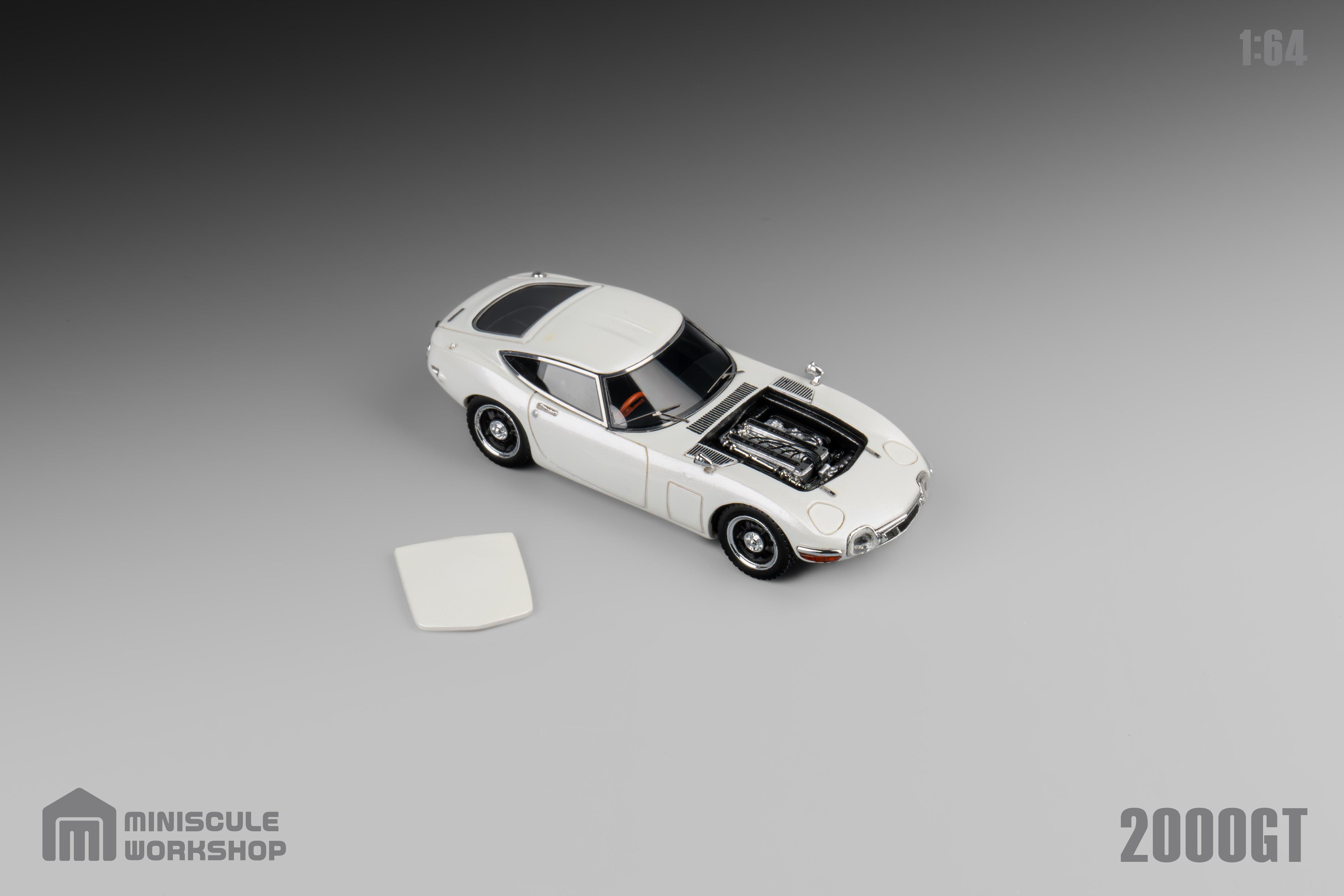 Preorder] Miniscule Workshop 1:64 Toyota 2000GT White – Horizon
