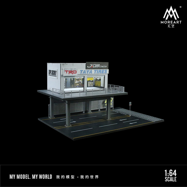 [Preorder] MoreArt 1:64 Repair Shop Scene Model Series