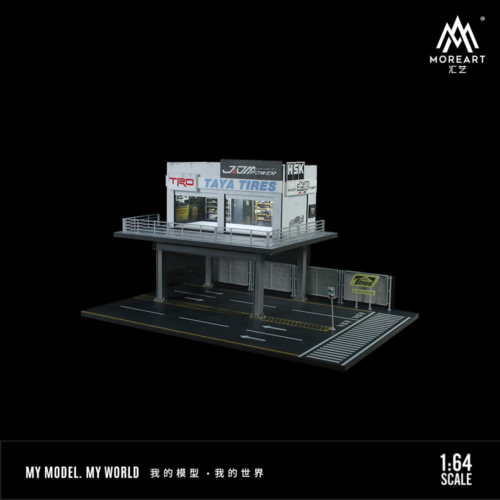 [Preorder] MoreArt 1:64 Repair Shop Scene Model Series