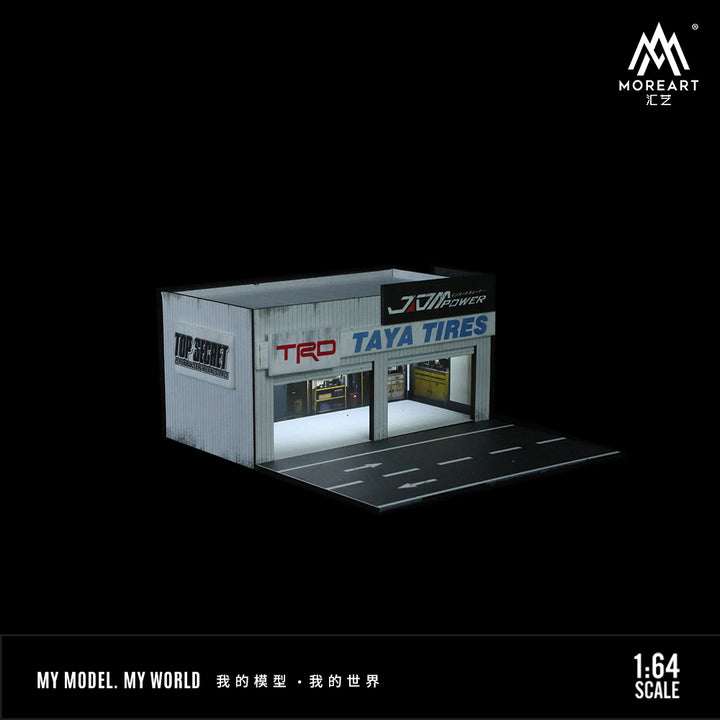 [Preorder] MoreArt 1:64 Repair Shop Scene Model Series