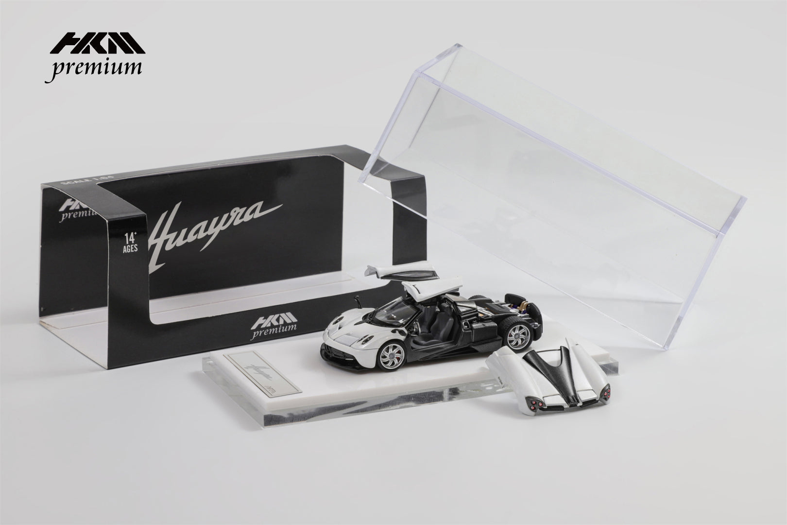 HKM Premium 1/64 パガーニ ウアイラ HKM 1/64 Scale Pagani Huayra Coupe Gold Diecast Car Model Toy Gift