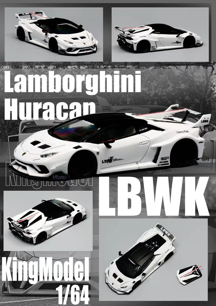 [Preorder] King Model 1:64 Lamborghini Huracan LBWK (2 Colors)