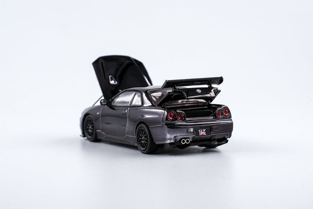 Aurora Model 1:64 Nissan GT-R R34 ALL IN TUNING Exhibition Limited Edition (2 Colors)