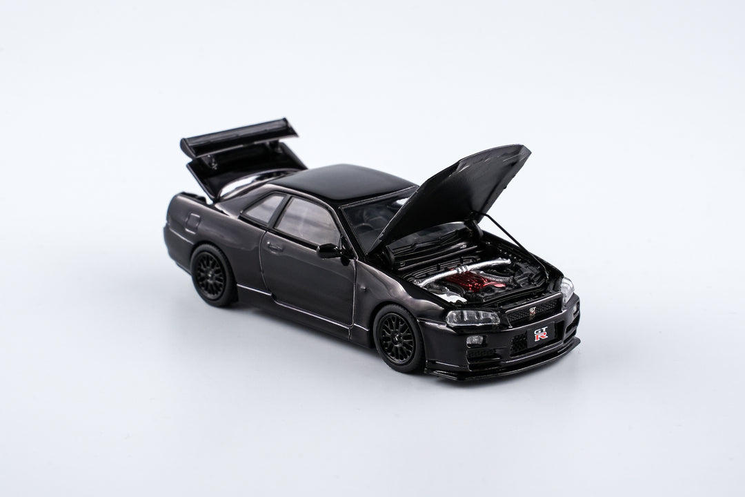 Aurora Model 1:64 Nissan GT-R R34 ALL IN TUNING Exhibition Limited Edition (2 Colors)