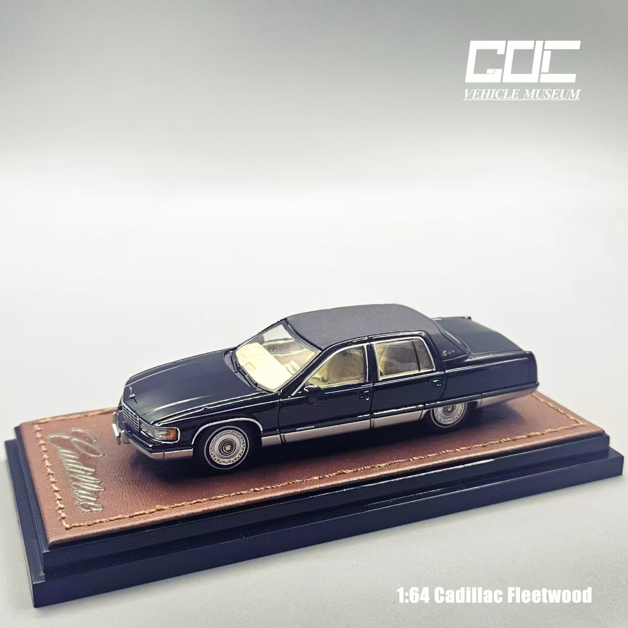 Preorder] GOC 1:64 Cadillac Fleetwood Black – Horizon Diecast