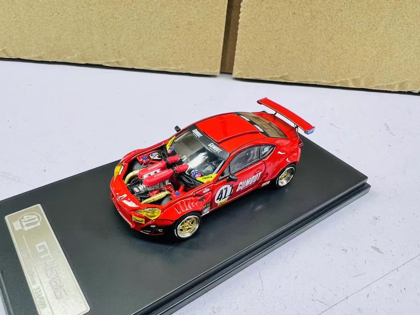 Preorder] DCM 1:64 GT4586 Red Diecast – Horizon Diecast