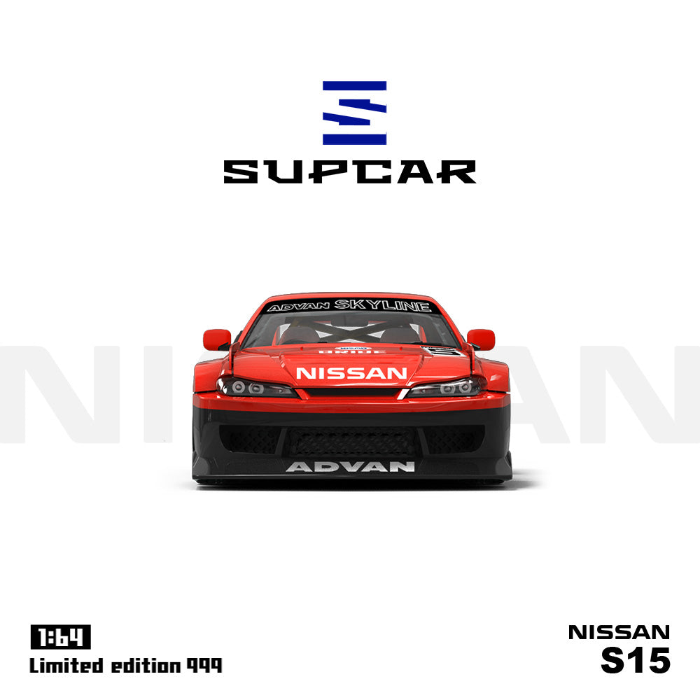 [Preorder] SUPCAR 1:64 Nissan Silvia S15 Advan Livery (2 Variant)