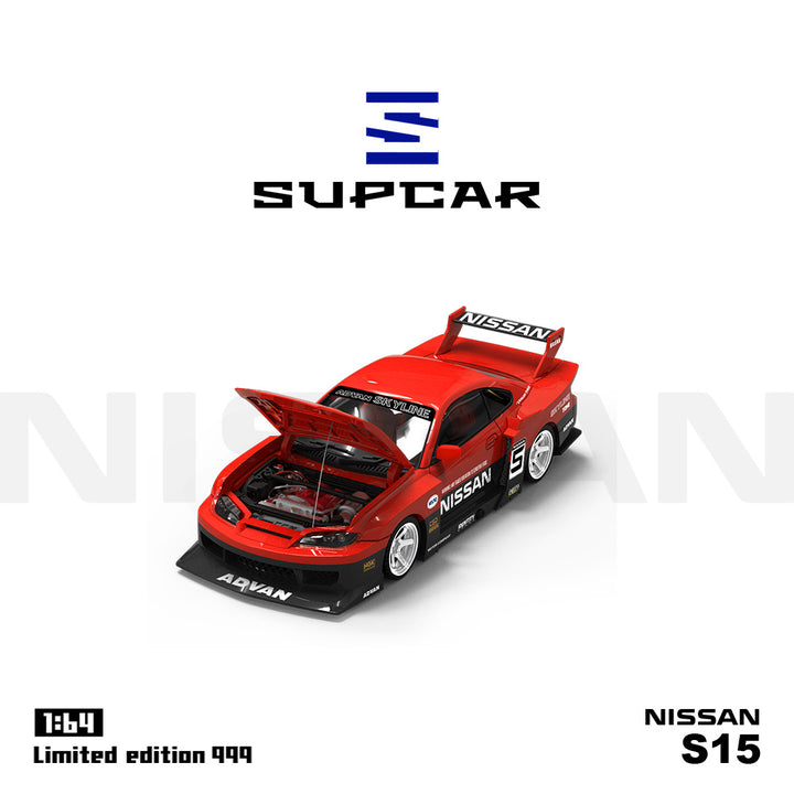 [Preorder] SUPCAR 1:64 Nissan Silvia S15 Advan Livery (2 Variant)