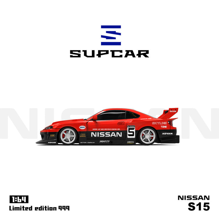 [Preorder] SUPCAR 1:64 Nissan Silvia S15 Advan Livery (2 Variant)