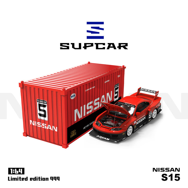 [Preorder] SUPCAR 1:64 Nissan Silvia S15 Advan Livery (2 Variant)