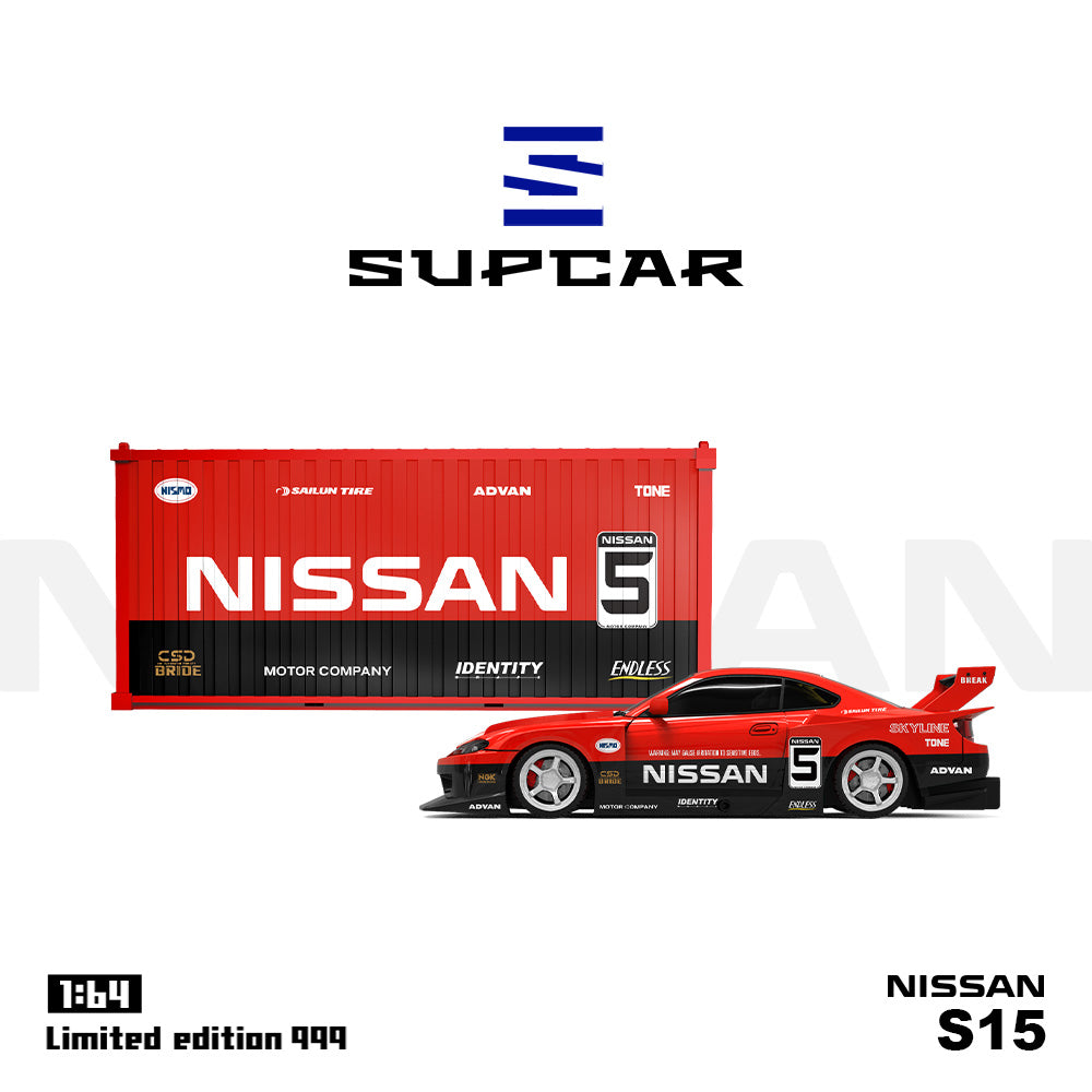 [Preorder] SUPCAR 1:64 Nissan Silvia S15 Advan Livery (2 Variant)