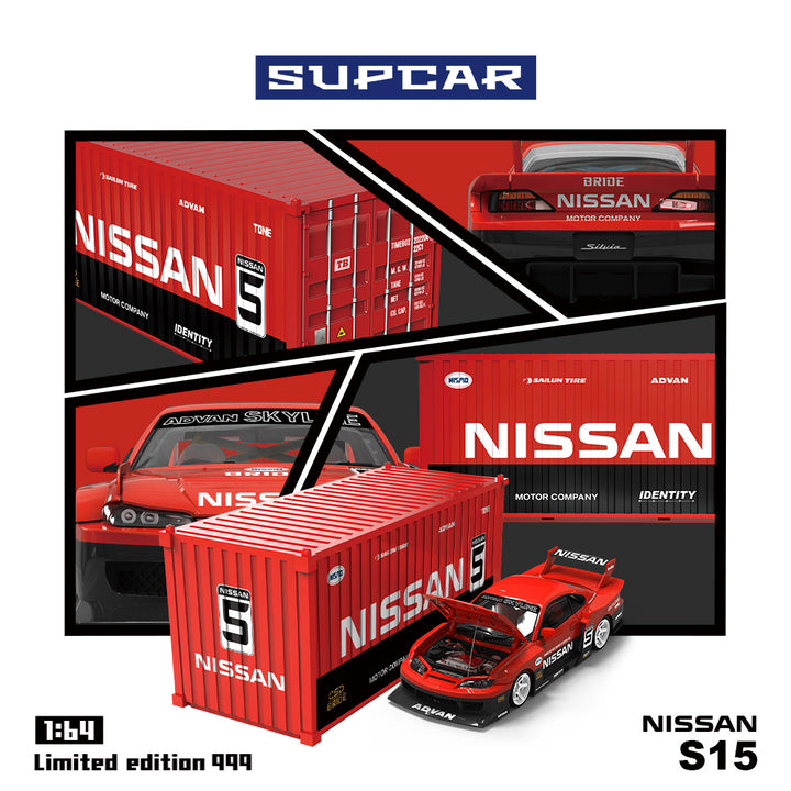 [Preorder] SUPCAR 1:64 Nissan Silvia S15 Advan Livery (2 Variant)