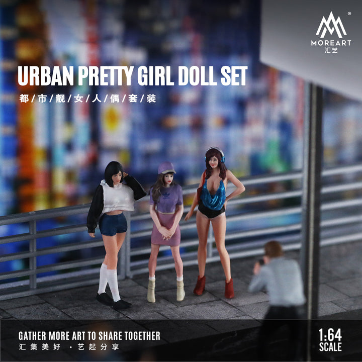 [Preorder] MoreArt 1:64 URBAN PRETTY GIRL DOLL SET