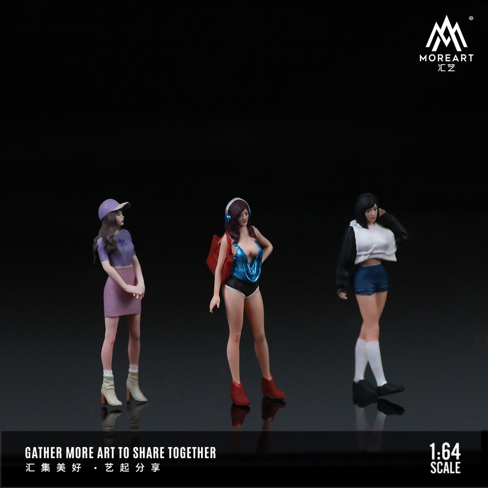 [Preorder] MoreArt 1:64 URBAN PRETTY GIRL DOLL SET