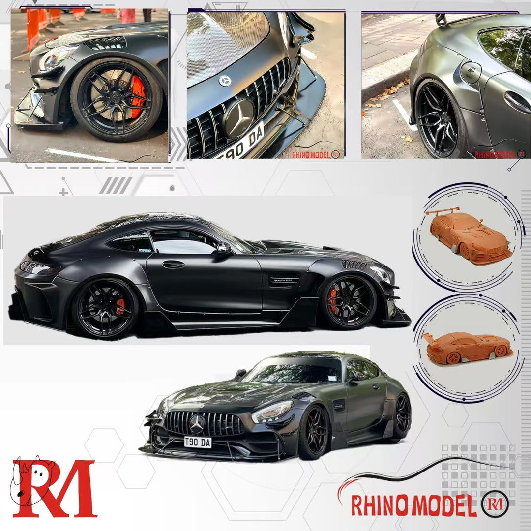 Modellino in miniatura Mercedes AMG GT 1/64 Para64 3 (C190 #8 1:64 - Modellini-a Modellino in miniatura Mercedes AMG GT 1/64 Para64 3 (C190 #8 1:64 - Modellini-a
