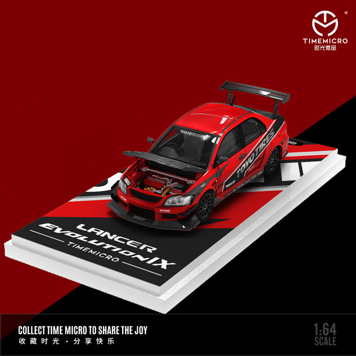 [Preorder] Time Micro 1:64 Mitsubishi Lancer Evolution 9 Red Devil (2 Versions)