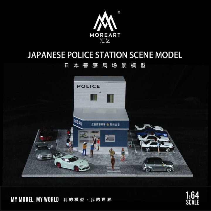 [Preorder] MoreArt 1:64 JAPANESE POLICE STATION SCENE MODEL