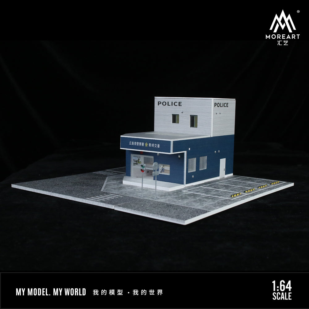 [Preorder] MoreArt 1:64 JAPANESE POLICE STATION SCENE MODEL