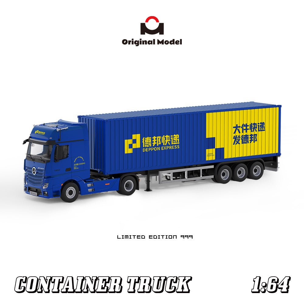 [Preorder] Original Model 1:64 Mercedes-Benz Actros Container Truck (4 Colors)