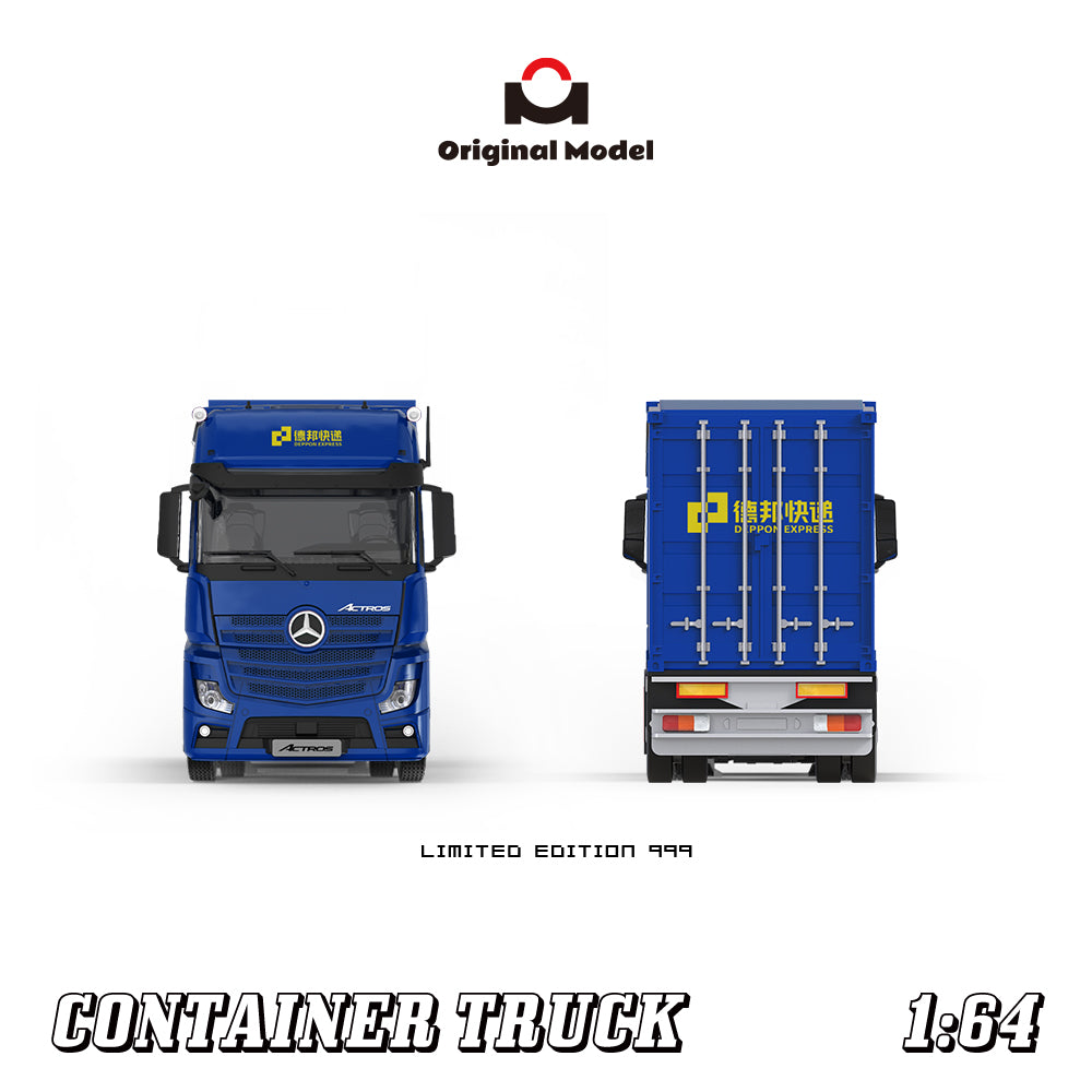 [Preorder] Original Model 1:64 Mercedes-Benz Actros Container Truck (4 Colors)