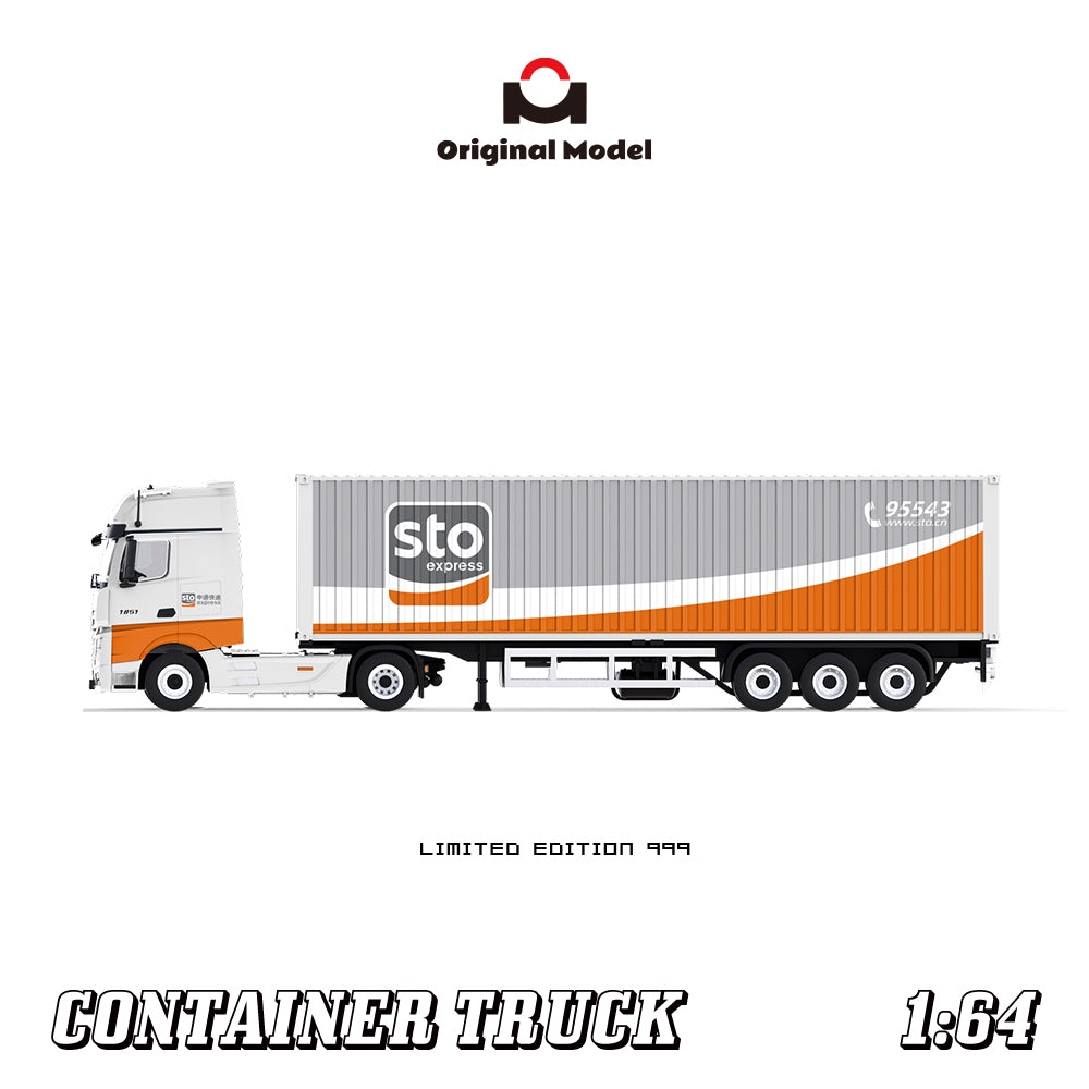 [Preorder] Original Model 1:64 Mercedes-Benz Actros Container Truck (4 Colors)