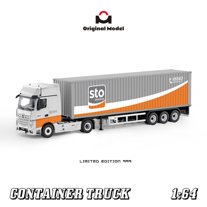 [Preorder] Original Model 1:64 Mercedes-Benz Actros Container Truck (4 Colors)