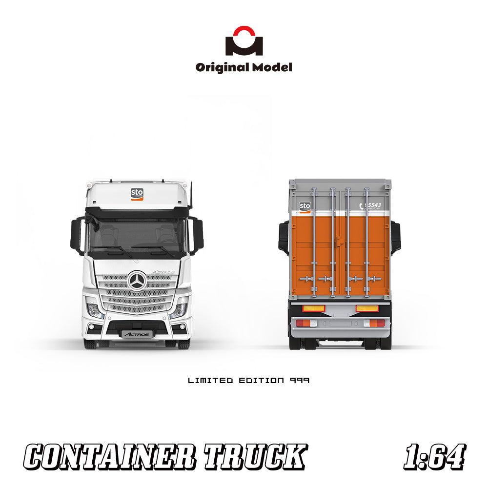 [Preorder] Original Model 1:64 Mercedes-Benz Actros Container Truck (4 Colors)