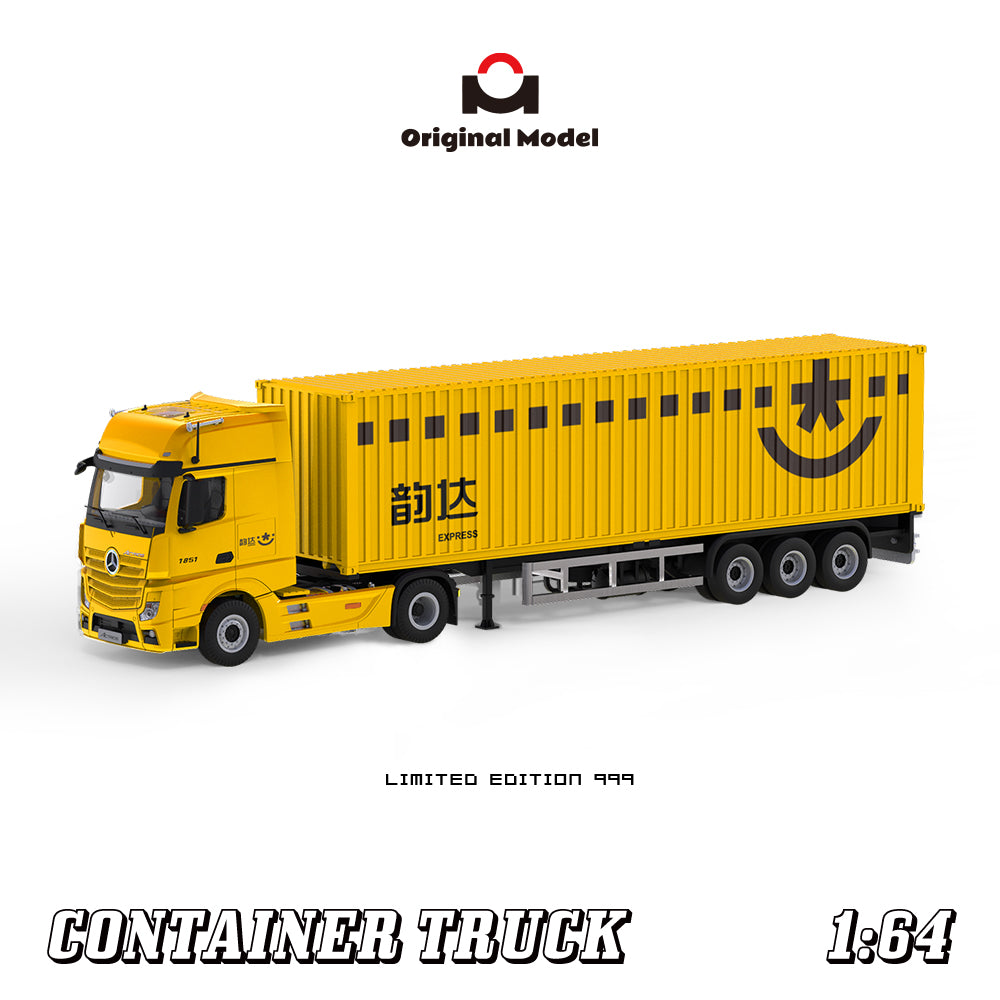 [Preorder] Original Model 1:64 Mercedes-Benz Actros Container Truck (4 Colors)