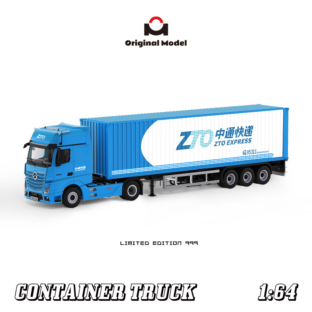 [Preorder] Original Model 1:64 Mercedes-Benz Actros Container Truck (4 Colors)