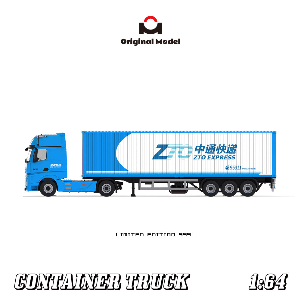 [Preorder] Original Model 1:64 Mercedes-Benz Actros Container Truck (4 Colors)