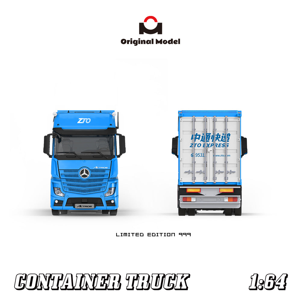 [Preorder] Original Model 1:64 Mercedes-Benz Actros Container Truck (4 Colors)