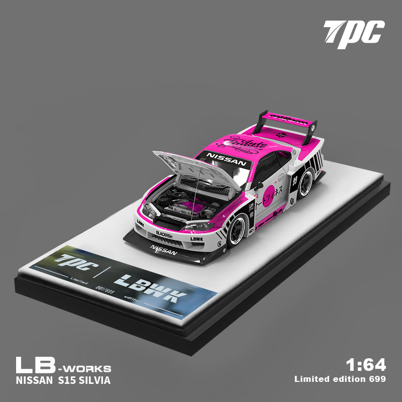 [Preorder] TPC 1:64 LB-WORKS Nissan S15 Silvia Pink White (2 Versions)