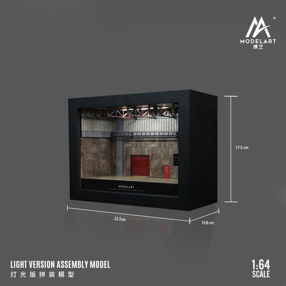 [Preorder] ModelArt 1:64 MAINTENANCE WORKSHOP PHOTO FRAME SCENE