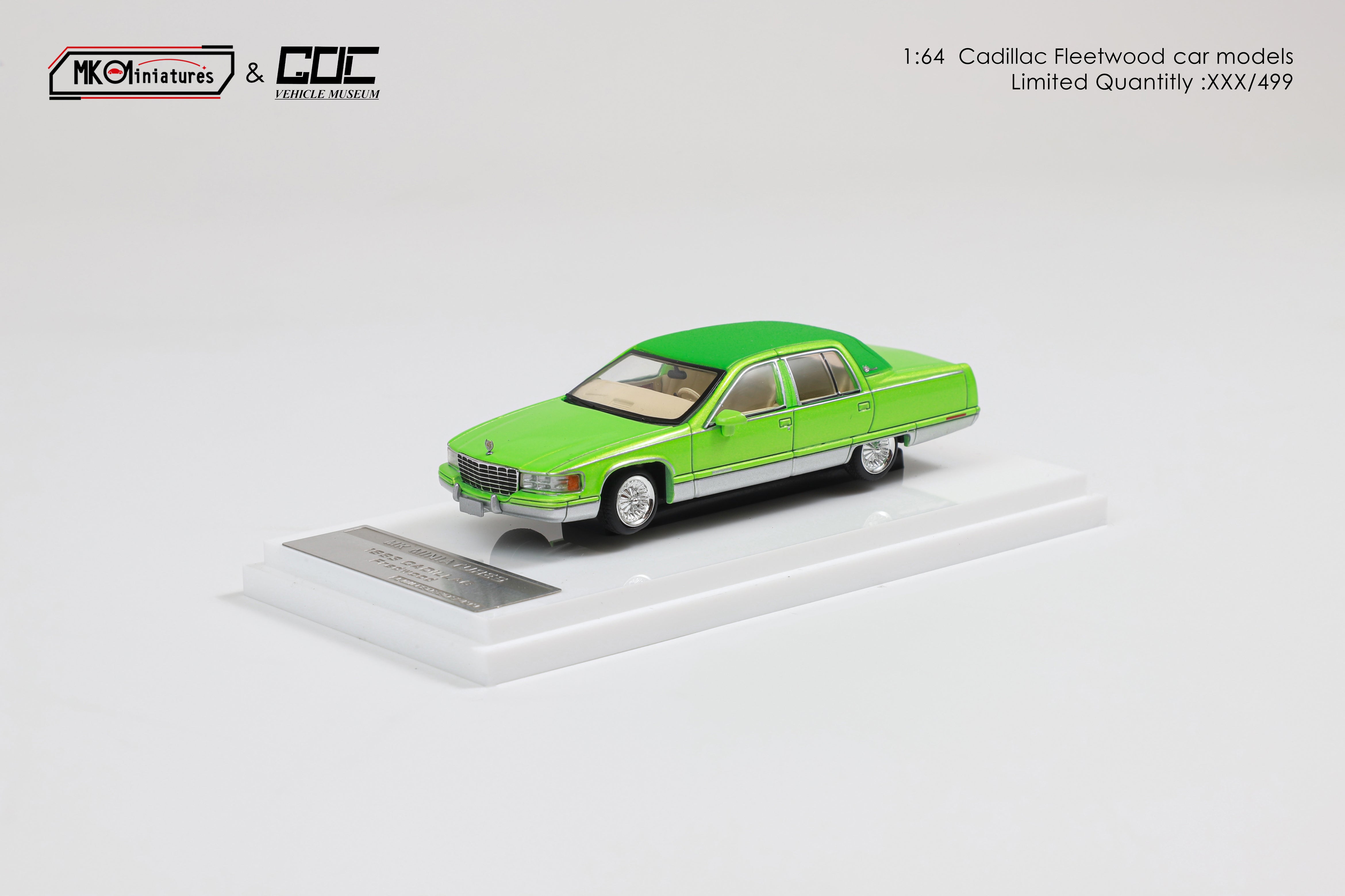 Preorder] MK Miniatures X GOC 1:64 Cadillac Fleetwood (3 Colors
