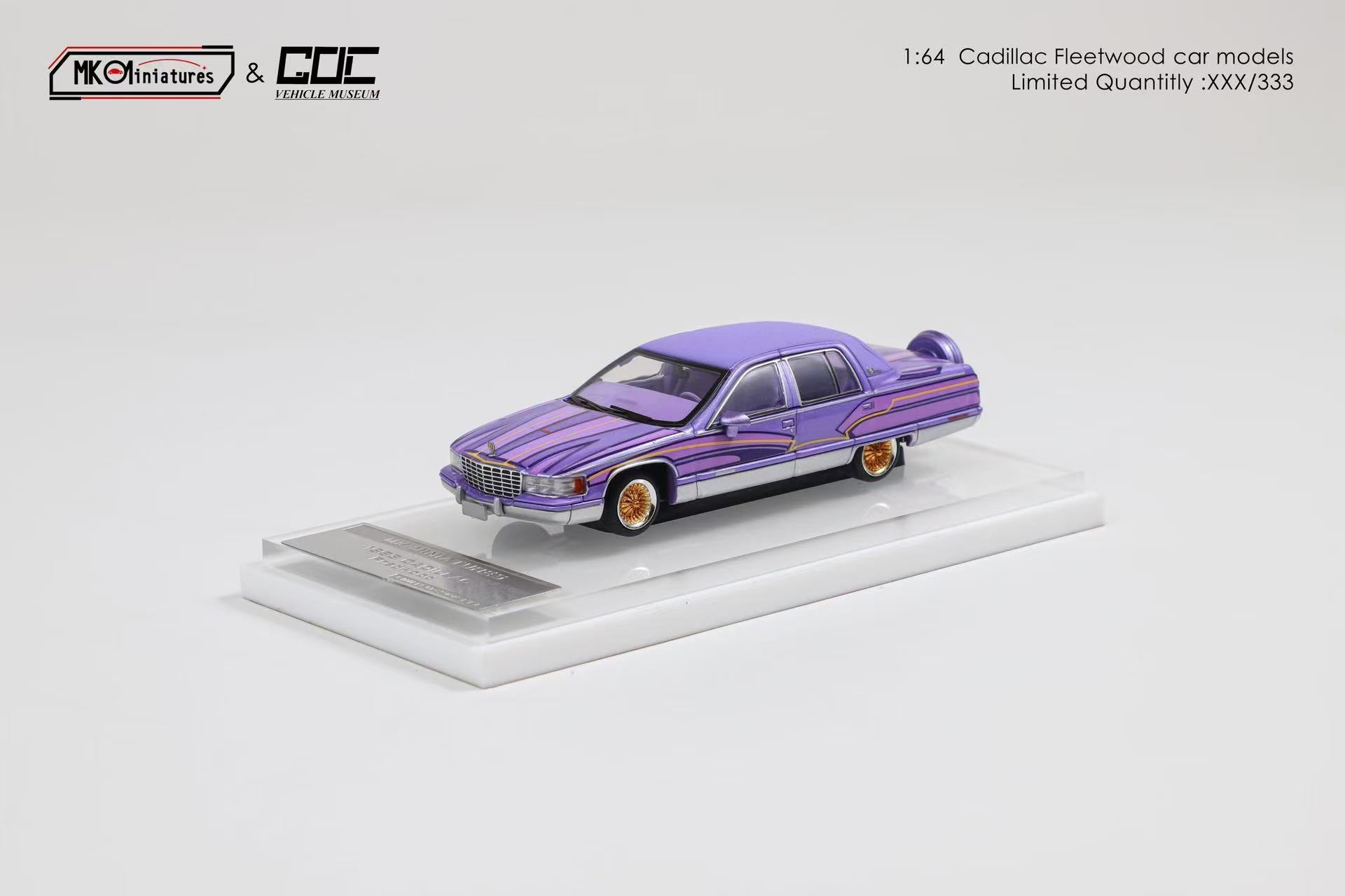 Preorder] MK Miniatures X GOC 1:64 Cadillac Fleetwood (3 Colors