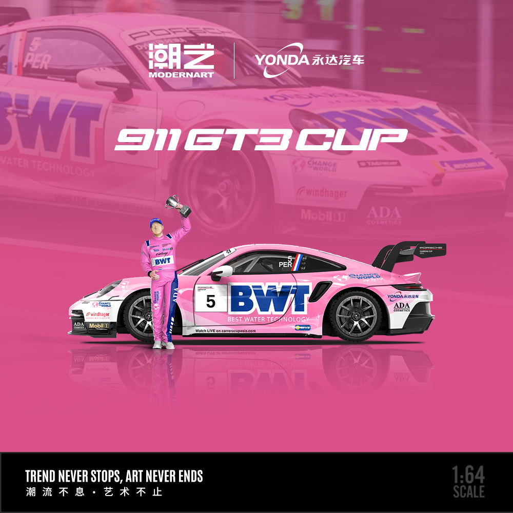 [Preorder] ModernArt X Yonda BWT 1:64 Porsche 911 GT3 CUP (2 Versions)