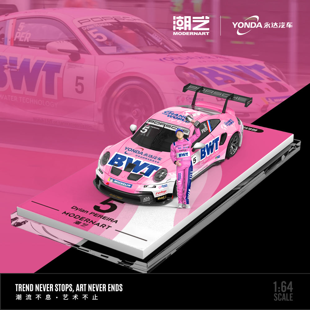 [Preorder] ModernArt X Yonda BWT 1:64 Porsche 911 GT3 CUP (2 Versions)