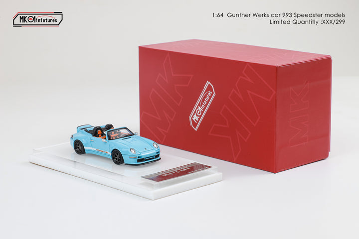 [Preorder] MK Miniatures 1:64 Porsche Gunther 993 Convertible (2 Versions)