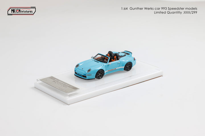 [Preorder] MK Miniatures 1:64 Porsche Gunther 993 Convertible (2 Versions)