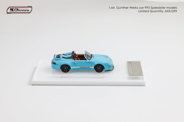 [Preorder] MK Miniatures 1:64 Porsche Gunther 993 Convertible (2 Versions)