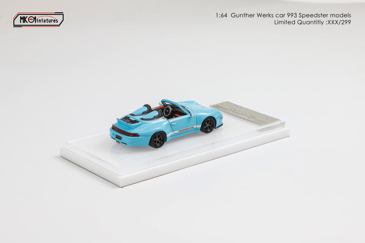 [Preorder] MK Miniatures 1:64 Porsche Gunther 993 Convertible (2 Versions)