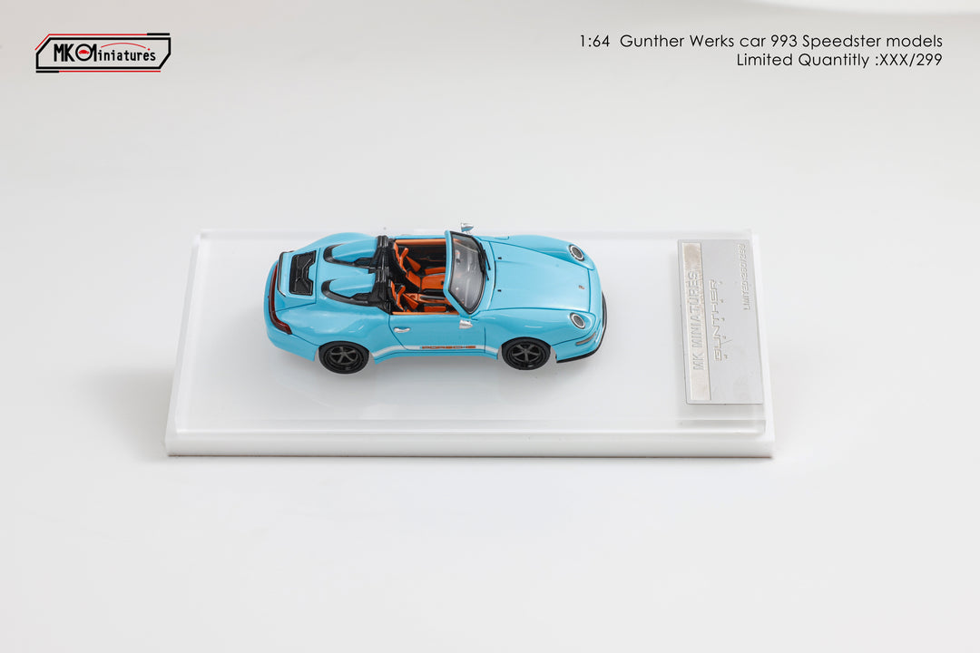 [Preorder] MK Miniatures 1:64 Porsche Gunther 993 Convertible (2 Versions)