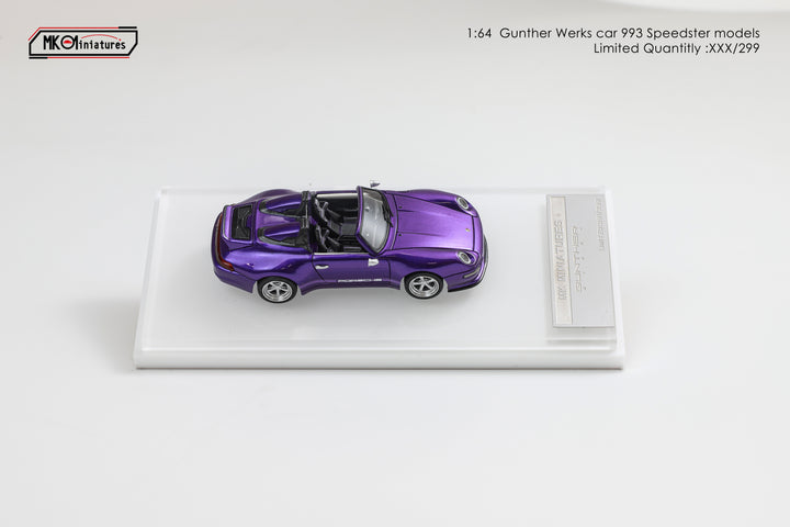 [Preorder] MK Miniatures 1:64 Porsche Gunther 993 Convertible (2 Versions)