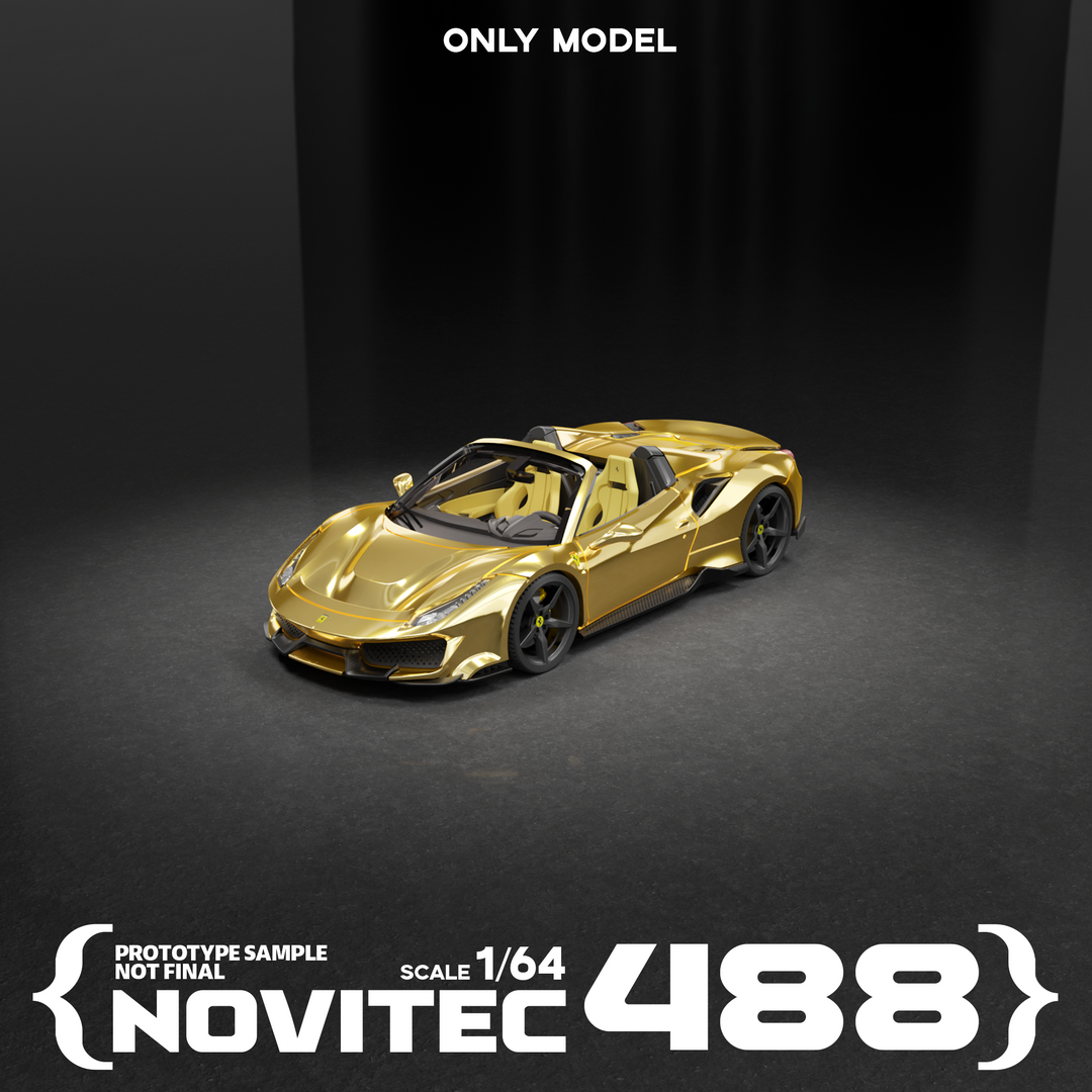 [Preorder] Only Model 1:64 Novitec 488 Roadster (5 Colors)