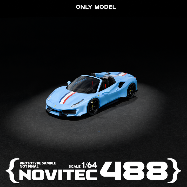 [Preorder] Only Model 1:64 Novitec 488 Roadster (5 Colors)