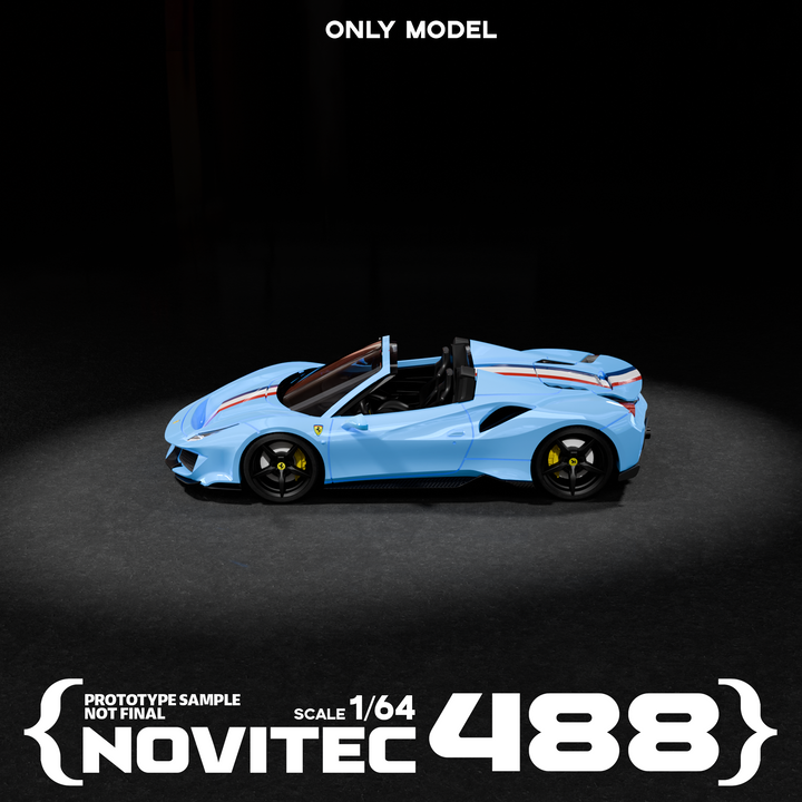 [Preorder] Only Model 1:64 Novitec 488 Roadster (5 Colors)