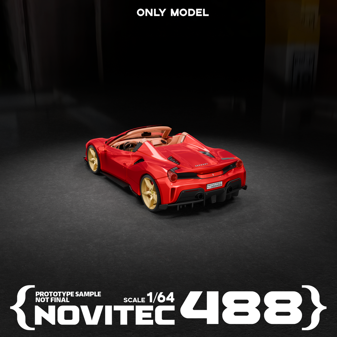 [Preorder] Only Model 1:64 Novitec 488 Roadster (5 Colors)