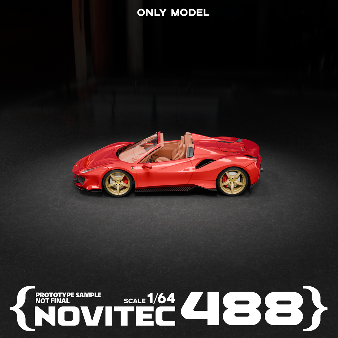 [Preorder] Only Model 1:64 Novitec 488 Roadster (5 Colors)